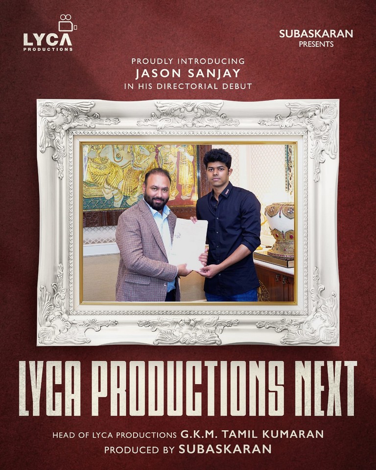 Jason sanjay vijay a new director rises with lyca productions cine home 1