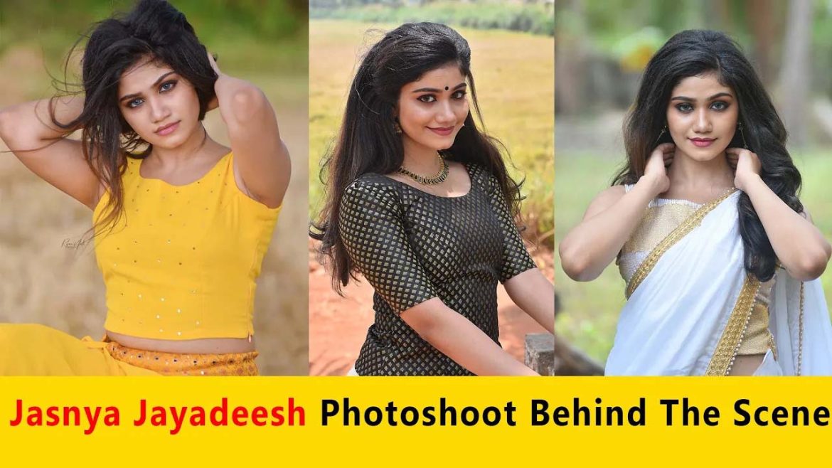 Jasnya Jayadeesh Photoshoot BTS   Cine Home Jasnya Jayadeesh Photoshoot BTS   Cine Home
